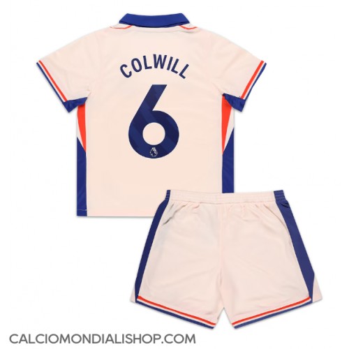 Maglie da calcio Chelsea Levi Colwill #6 Seconda Maglia Bambino 2024-25 Manica Corta (+ Pantaloni corti)